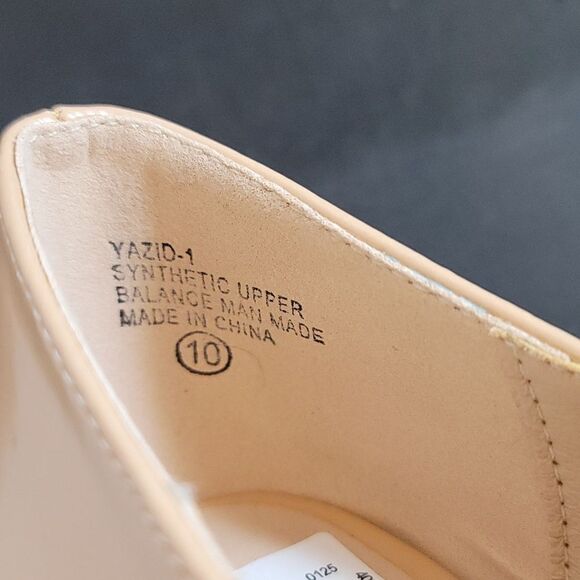 BRAND NEW CHASE+CHLOE BLOCK HEEL ADJUSTABLE BUCKLE PUMP - Picture 15 of 16